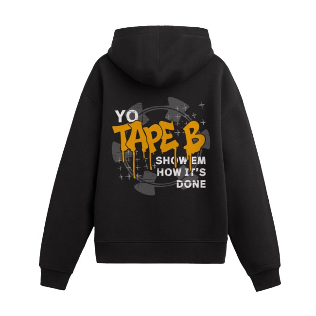 Tape B Merch Store Tape B Drippin Hoodie Black 4 Tape B Merch Store Tape B Drippin Hoodie Black