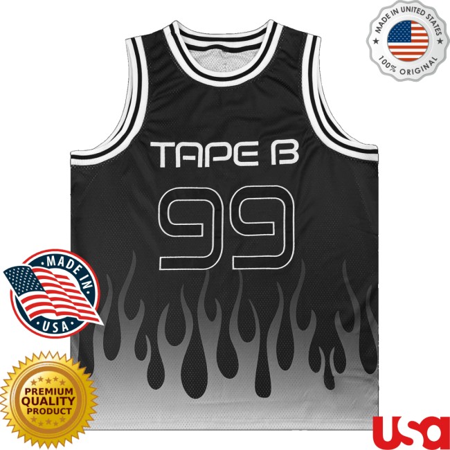 Tape B Merch Store Tape B Hot One Basketball Jersey