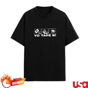 Tape B Merch Store Tape B Yo Tape B Shirt Black