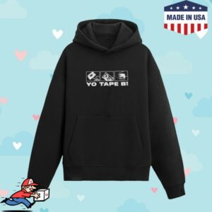 Tape B Merch Store Yo Tape B Hoodie Black