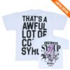 That's A Awful Lot Of Cough Syrup Merch Shop Alocs Purple Rodeo T-Shirt