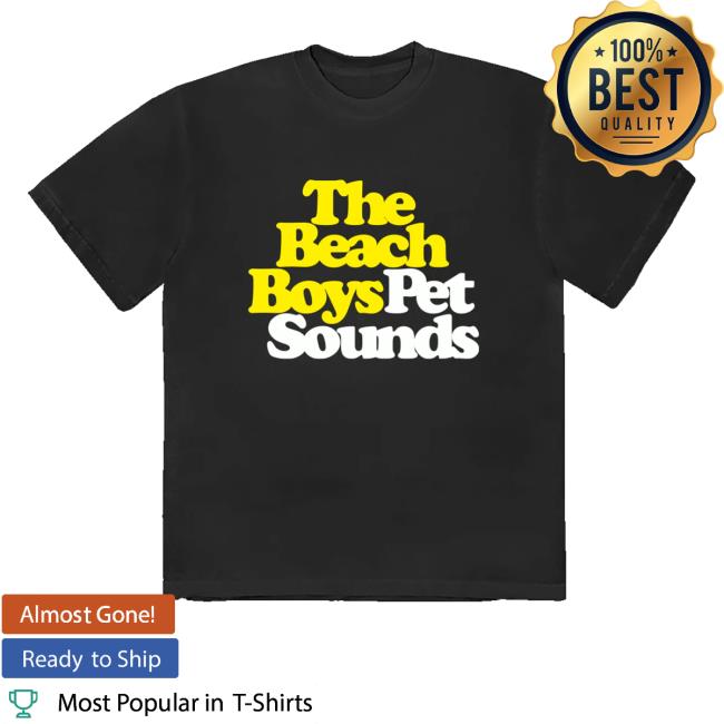 The Beach Boys Store Merch Pet Sounds Logo Black Shirt 2 The Beach Boys Store Merch Pet Sounds Logo Black Shirt