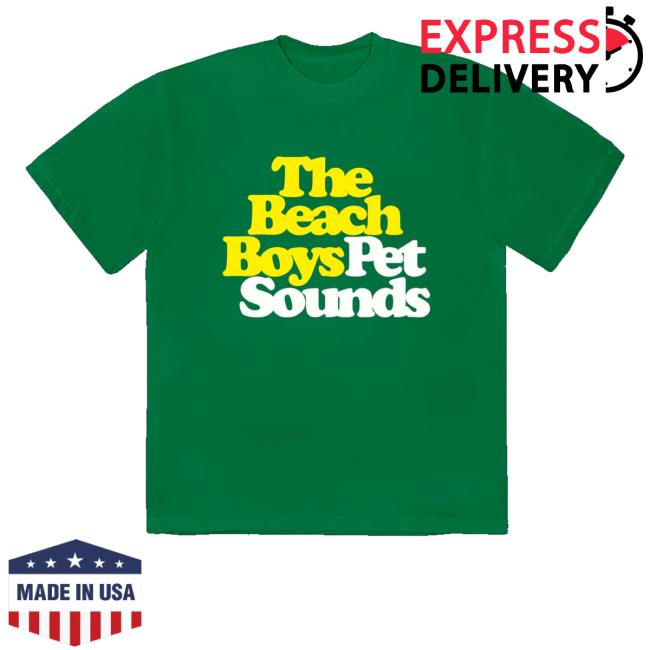 The Beach Boys Store Merch Pet Sounds Logo Green Shirt 2 The Beach Boys Store Merch Pet Sounds Logo Green Shirt