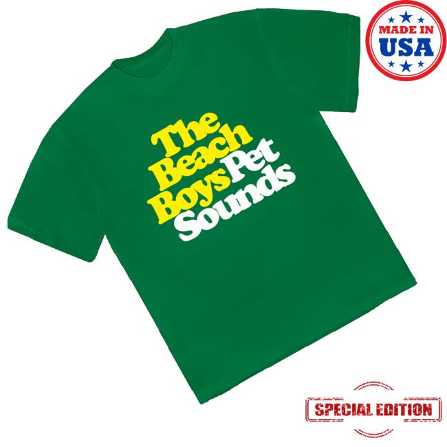 The Beach Boys Store Merch Pet Sounds Logo Green Shirt 3 The Beach Boys Store Merch Pet Sounds Logo Green Shirt
