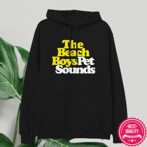 The Beach Boys Store Merch Shop Pet Sound Logo Black Hoodie