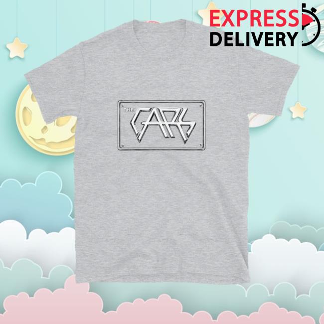 The Cars Store Merch Grey License Plate Shirt