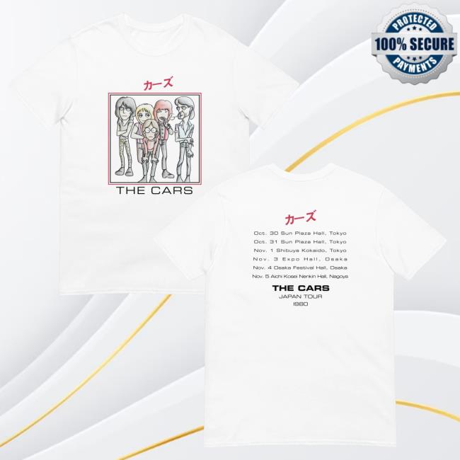 The Cars Store Merch Japan Tour Shirt