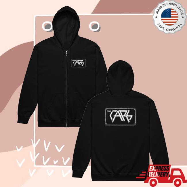 The Cars Store Merch License Plate Zip Hoodie