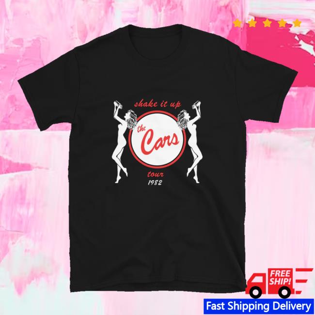 The Cars Store Merch Shake It Up Tour Shirt