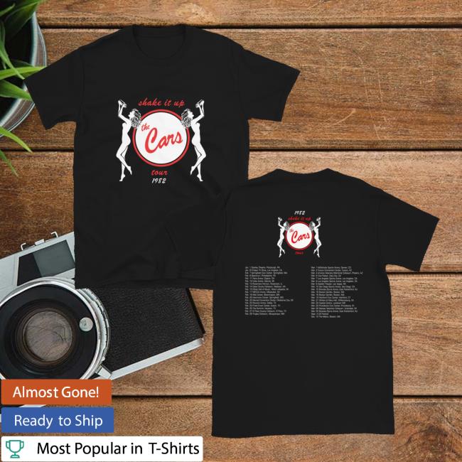The Cars Store Merch Shake It Up Tour Shirt