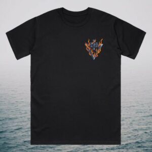 The Devil Wears Prada Merch Store Flame Logo Black Tee