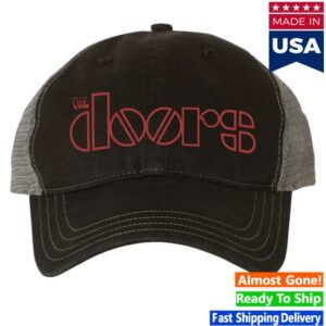 The Doors Merch Apparel The Doors Unstructured Mesh Trucker Hat