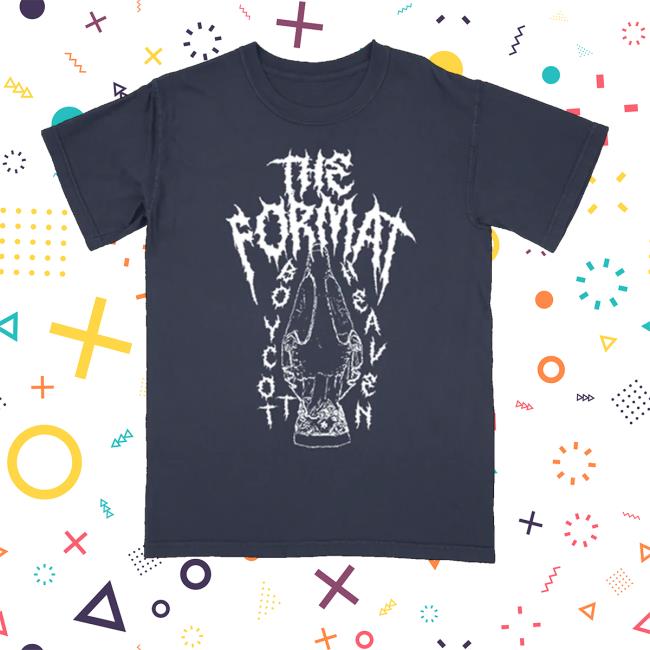 The Format Store Merch Metal Navy Blue Shirt 4 The Format Store Merch Metal Navy Blue Shirt
