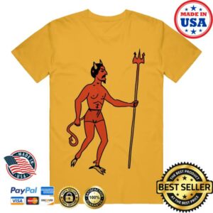 The Front Bottoms Store Merch Shop Sella Devil - Mustard T-Shirt