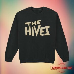 The Hives Merch Store Cut Logo Black Crewneck