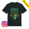 The Hives Merch Store Green Skull Crown Black Shirt