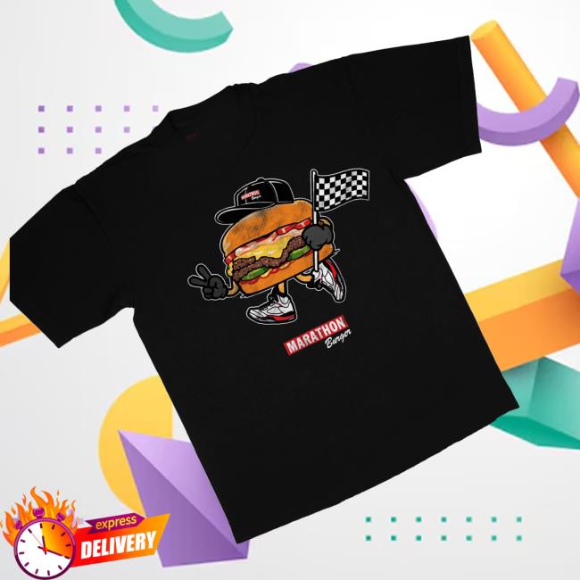 The Marathon Clothing Merch Shop Burger Mascot Shirt Black 3 The Marathon Clothing Merch Shop Burger Mascot T-Shirt Black