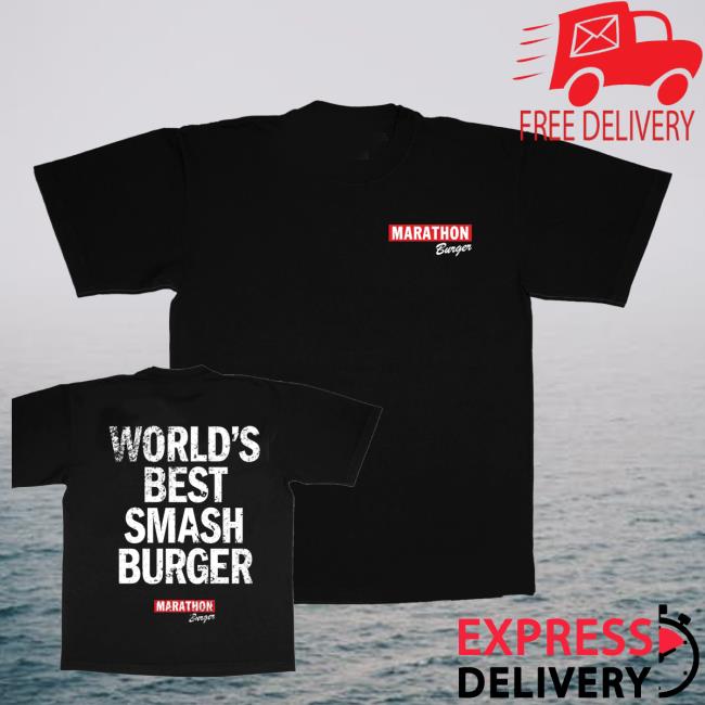 The Marathon Clothing Merch Shop World Best Smash Burger Shirt Black 4 The Marathon Clothing Merch Shop World Best Smash Burger T-Shirt Black