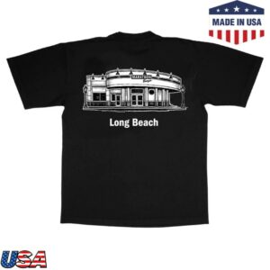 The Marathon Clothing Merch Store Long Beach Burger T-Shirt Black