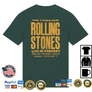 The Rolling Stones Merch Store Rolling Stones Dublin Concert Shirt