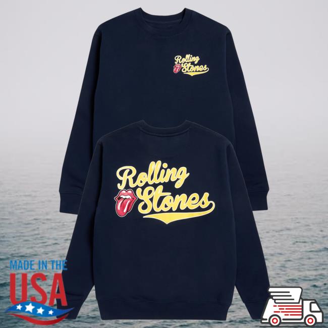 The Rolling Stones Store Merch Rolling Stones Baseball Collegiate Sweatshirt 5 The Rolling Stones Store Merch Rolling Stones Baseball Collegiate Sweatshirt