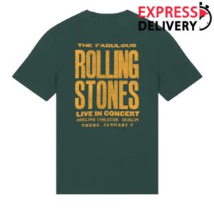The Rolling Stones Store Merch Rolling Stones Dublin Concert Shirt