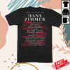 The World Of Hans Zimmer Merch Store Titles Live Photo Black Shirt