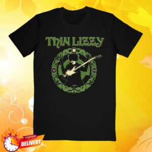 Thin Lizzy Official Merch Store Celtic Ring Black Shirt