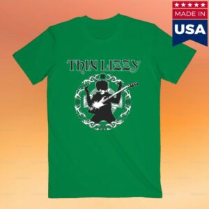 Thin Lizzy Official Merch Store Celtic Ring Green Shirt