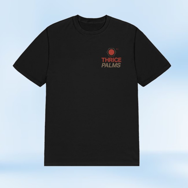 Thrice Merch Store Palms Album Shirt Black 3 Thrice Merch Store Palms Album Shirt Black