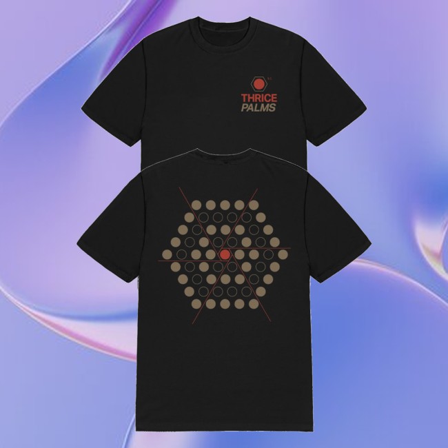 Thrice Merch Store Palms Album Shirt Black 5 Thrice Merch Store Palms Album Shirt Black