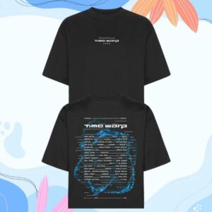 kenny Time Warp Shop Merch Store Time Warp Lineup Shirt Mannheim 2026 Blackss