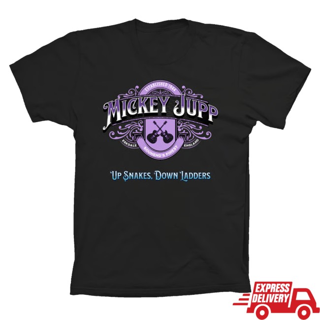 Townsend Music Store Merch Mickey Jupp Up Snakes Down Ladders T-Shirt 2 Townsend Music Store Merch Mickey Jupp Up Snakes Down Ladders T-Shirt