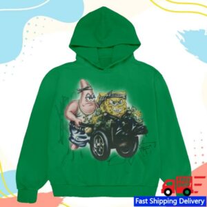 Travis Scott Merch Shop Store Cj X Spongebob Fancy Life Hoodie