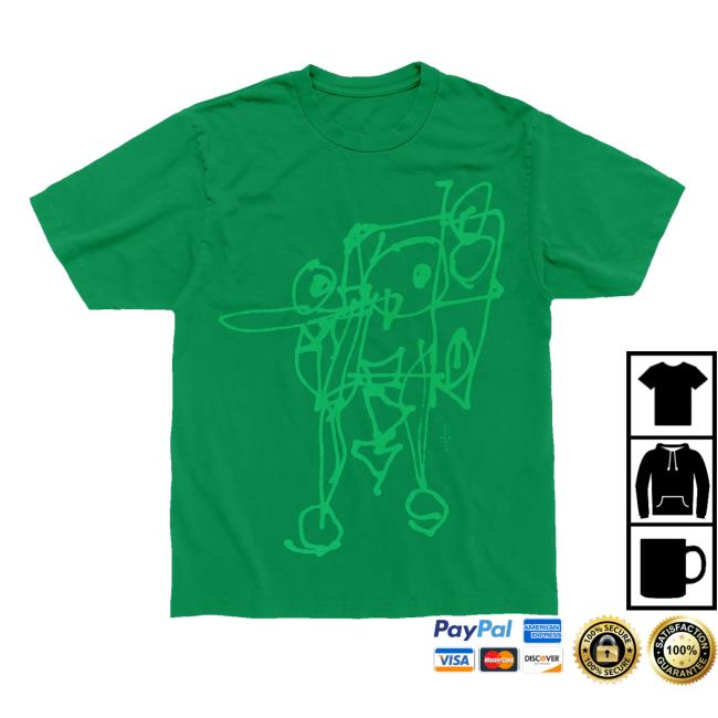 Travis Scott Store Merch Cj X Spongebob Doodlebob Shirt 3 Travis Scott Store Merch Cj X Spongebob Doodlebob Shirt