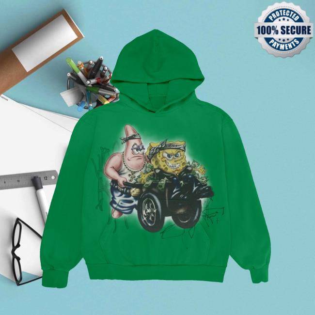 Travis Scott Store Merch Cj X Spongebob Fancy Life Hoodie 2 Travis Scott Store Merch Cj X Spongebob Fancy Life Hoodie