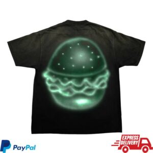 Travis Scott Store Merch Cj X Spongebob Krabby Patty Shirt