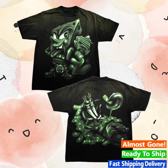 Travis Scott Store Merch Cj X Spongebob Mr Krabs Shirt 5 Travis Scott Store Merch Cj X Spongebob Mr Krabs Shirt