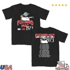 Warner Music Merch Store Fleetwood Mac Uk Tour '73 T-Shirt