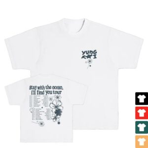 kenny Yung Kai Merch Shop Stay With The Ocean Tour Tee Whitea