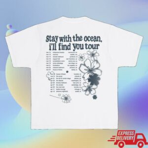 Yung Kai Merch Store Stay With The Ocean Tour Shirt White