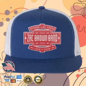 Zac Brown Band Merch Shop Blue Sphere Hat