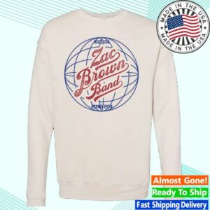 Zac Brown Band Merch Shop Sphere Crewneck Sweatshirt