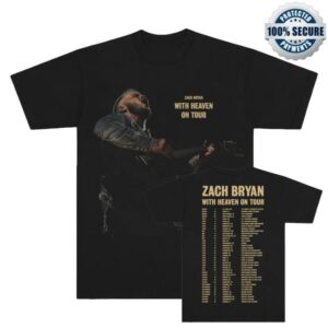 kenny Zach Bryan Merch Shop With Heaven On Top Photo Tour Tee