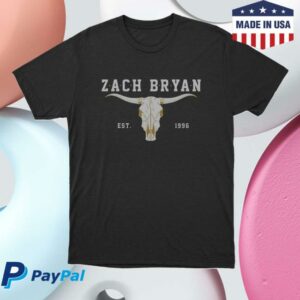 Zach Bryan Merch Store Merch Zach Bryan Est 1996 T Shirt