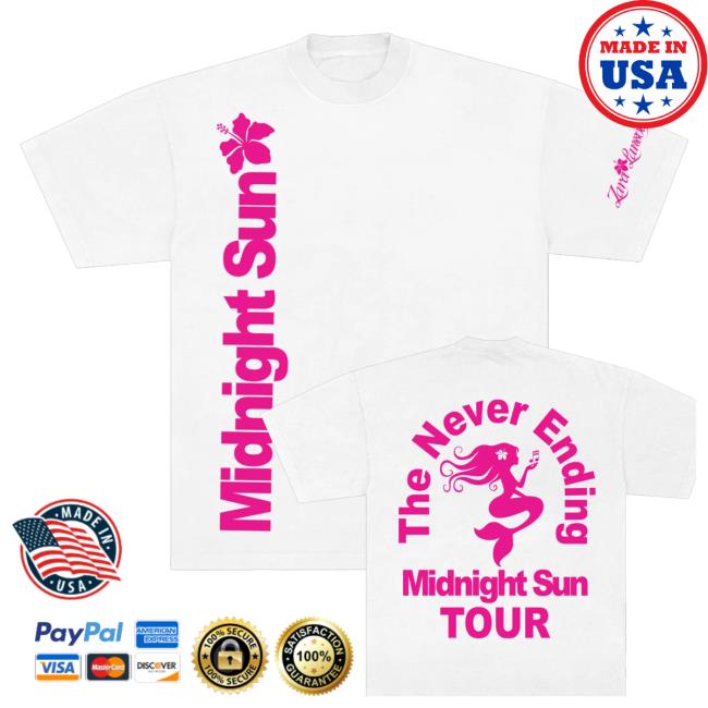 Zara Larsson Merch Shop Midnight Sun Never Ending Tour Tee 5 Zara Larsson Merch Shop Midnight Sun Never Ending Tour Tee