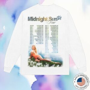 kenny Zara Larsson Merch Store Midnight Sun Tour Long Sleeve kenny Zara Larsson Merch Store Midnight Sun Tour Long Sleeve