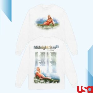 kenny Zara Larsson Merch Store Midnight Sun Tour Long Sleevess kenny Zara Larsson Merch Store Midnight Sun Tour Long Sleevess