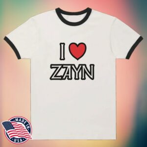Zayn Merch Store I Love Zayn Ringer Tee