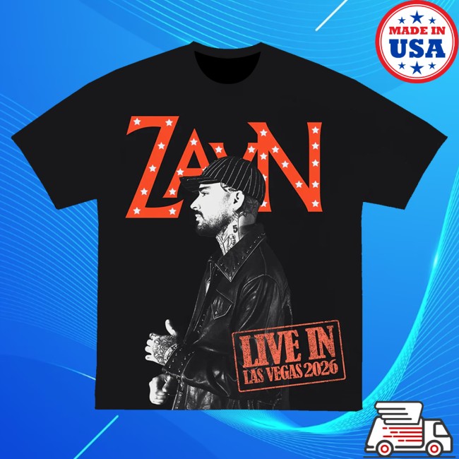 Zayn Merch Store Vegas Red Logo Tee